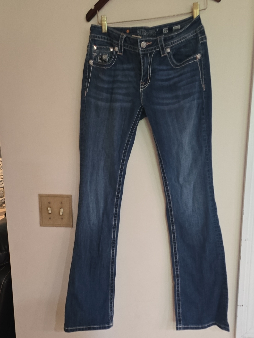 Miss Me Women's Dark Blue Bootcut Jeans